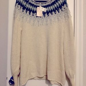 Free People Oversized Sweater- Brand New